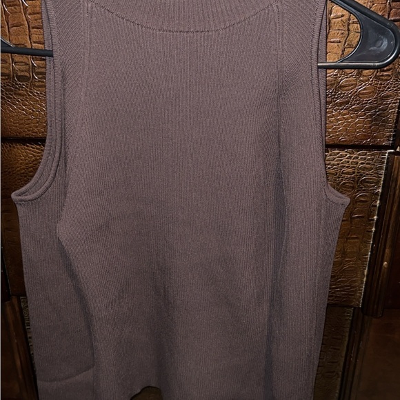 Astr Brown Ribbed Knit Top - Picture 4 of 5